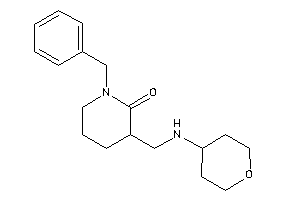 1-benzyl-3-[(tetrahydropyran-4-ylamino)methyl]-2-piperidone