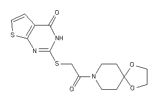 2-[[2-(1,4-dioxa-8-azaspiro[4.5]decan-8-yl)-2-keto-ethyl]thio]-3H-thieno[2,3-d]pyrimidin-4-one