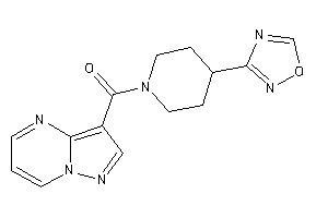 [4-(1,2,4-oxadiazol-3-yl)piperidino]-pyrazolo[1,5-a]pyrimidin-3-yl-methanone