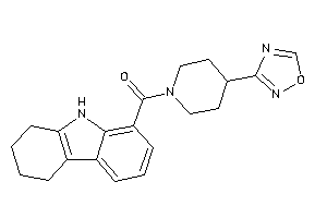 [4-(1,2,4-oxadiazol-3-yl)piperidino]-(6,7,8,9-tetrahydro-5H-carbazol-1-yl)methanone