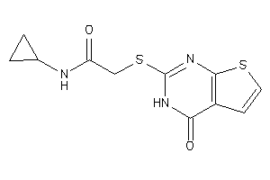 Image of N-cyclopropyl-2-[(4-keto-3H-thieno[2,3-d]pyrimidin-2-yl)thio]acetamide