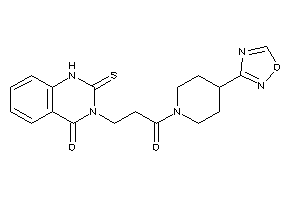 3-[3-keto-3-[4-(1,2,4-oxadiazol-3-yl)piperidino]propyl]-2-thioxo-1H-quinazolin-4-one