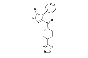 [4-(1,2,4-oxadiazol-3-yl)piperidino]-(3-phenyl-2-thioxo-4-imidazolin-4-yl)methanone