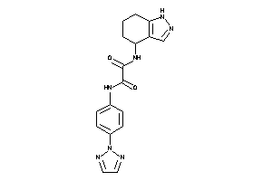 N-(4,5,6,7-tetrahydro-1H-indazol-4-yl)-N'-[4-(triazol-2-yl)phenyl]oxamide