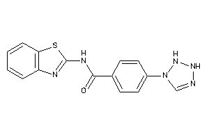 N-(1,3-benzothiazol-2-yl)-4-(2,3-dihydrotetrazol-1-yl)benzamide