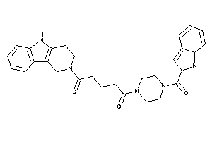 1-[4-(2H-indole-2-carbonyl)piperazino]-5-(1,3,4,5-tetrahydropyrido[4,3-b]indol-2-yl)pentane-1,5-dione