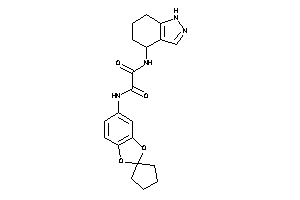 N'-spiro[1,3-benzodioxole-2,1'-cyclopentane]-5-yl-N-(4,5,6,7-tetrahydro-1H-indazol-4-yl)oxamide