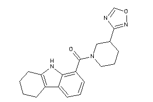 [3-(1,2,4-oxadiazol-3-yl)piperidino]-(6,7,8,9-tetrahydro-5H-carbazol-1-yl)methanone