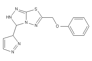 6-(phenoxymethyl)-3-(3H-pyrazol-3-yl)-2,3-dihydro-[1,2,4]triazolo[3,4-b][1,3,4]thiadiazole