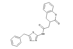 Image of N-(5-benzyl-1,3,4-thiadiazol-2-yl)-2-(2-ketochroman-3-yl)acetamide