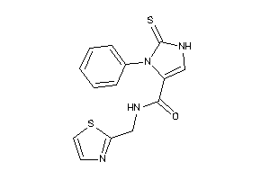 3-phenyl-N-(thiazol-2-ylmethyl)-2-thioxo-4-imidazoline-4-carboxamide