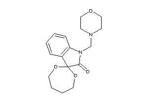 1'-(morpholinomethyl)spiro[1,3-dioxepane-2,3'-indoline]-2'-one