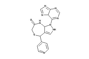 Image of 1-(5H-purin-6-yl)-4-(4-pyridyl)-2,4,8,8a-tetrahydropyrazolo[3,4-e][1,4]thiazepin-7-one