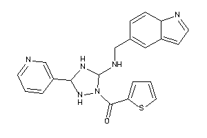 Image of [5-(7aH-indol-5-ylmethylamino)-3-(3-pyridyl)-1,2,4-triazolidin-1-yl]-(2-thienyl)methanone