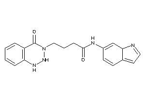 Image of N-(7aH-indol-6-yl)-4-(4-keto-1,2-dihydro-1,2,3-benzotriazin-3-yl)butyramide