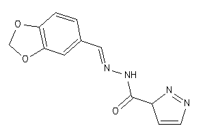 N-(piperonylideneamino)-3H-pyrazole-3-carboxamide