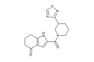 2-[3-(1,2,4-oxadiazol-3-yl)piperidine-1-carbonyl]-1,5,6,7-tetrahydroindol-4-one