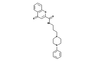 4-keto-N-[3-(4-phenylpiperazino)propyl]chromene-2-carboxamide