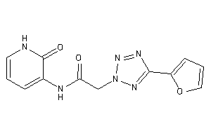 2-[5-(2-furyl)tetrazol-2-yl]-N-(2-keto-1H-pyridin-3-yl)acetamide