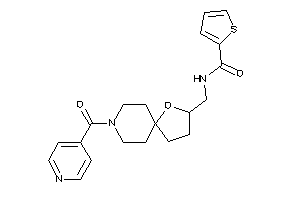 Image of N-[(8-isonicotinoyl-4-oxa-8-azaspiro[4.5]decan-3-yl)methyl]thiophene-2-carboxamide