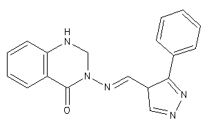 3-[(3-phenyl-4H-pyrazol-4-yl)methyleneamino]-1,2-dihydroquinazolin-4-one