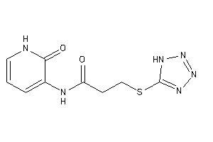 N-(2-keto-1H-pyridin-3-yl)-3-(1H-tetrazol-5-ylthio)propionamide