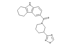 [3-(1,2,4-oxadiazol-3-yl)piperidino]-(6,7,8,9-tetrahydro-5H-carbazol-3-yl)methanone