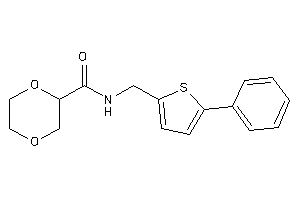 N-[(5-phenyl-2-thienyl)methyl]-1,4-dioxane-2-carboxamide