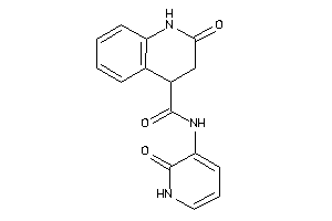 2-keto-N-(2-keto-1H-pyridin-3-yl)-3,4-dihydro-1H-quinoline-4-carboxamide