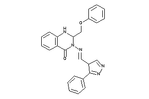 2-(phenoxymethyl)-3-[(3-phenyl-4H-pyrazol-4-yl)methyleneamino]-1,2-dihydroquinazolin-4-one