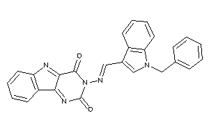 Image of 3-[(1-benzylindol-3-yl)methyleneamino]pyrimido[5,4-b]indole-2,4-quinone