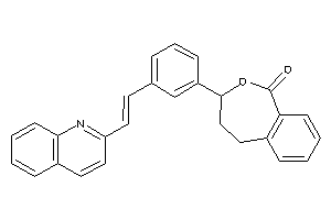 3-[3-[2-(2-quinolyl)vinyl]phenyl]-4,5-dihydro-3H-2-benzoxepin-1-one