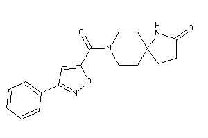 8-(3-phenylisoxazole-5-carbonyl)-4,8-diazaspiro[4.5]decan-3-one