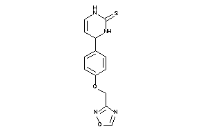 4-[4-(1,2,4-oxadiazol-3-ylmethoxy)phenyl]-3,4-dihydro-1H-pyrimidine-2-thione