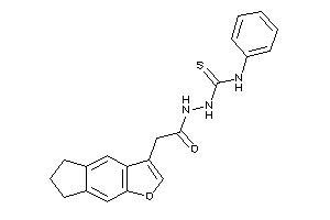 1-[[2-(6,7-dihydro-5H-cyclopenta[f]benzofuran-3-yl)acetyl]amino]-3-phenyl-thiourea