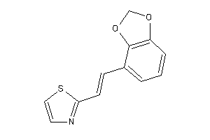 2-[2-(1,3-benzodioxol-4-yl)vinyl]thiazole