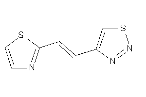 Image of 4-(2-thiazol-2-ylvinyl)thiadiazole