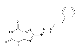 Image of 8-(phenethylamino)azo-3,4-dihydropurine-2,6-quinone