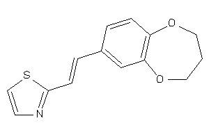 2-[2-(3,4-dihydro-2H-1,5-benzodioxepin-7-yl)vinyl]thiazole