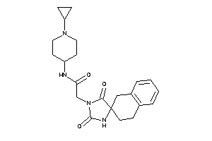 N-(1-cyclopropyl-4-piperidyl)-2-(2,5-diketospiro[imidazolidine-4,2'-tetralin]-1-yl)acetamide