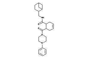 N-(norpinan-2-ylmethyl)-6-(4-phenylpiperazine-1-carbonyl)cyclohex-3-ene-1-carboxamide