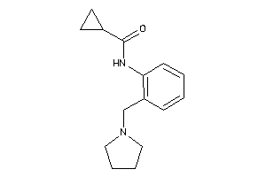 N-[2-(pyrrolidinomethyl)phenyl]cyclopropanecarboxamide