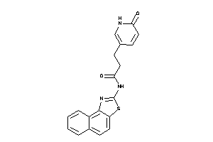 N-benzo[e][1,3]benzothiazol-2-yl-3-(6-keto-1H-pyridin-3-yl)propionamide