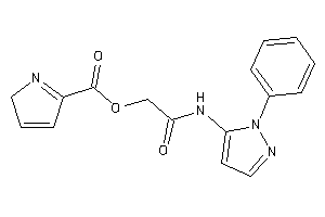 2H-pyrrole-5-carboxylic Acid [2-keto-2-[(2-phenylpyrazol-3-yl)amino]ethyl] Ester