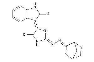 5-(2-ketoindolin-3-ylidene)-2-(norbornan-2-ylidenehydrazono)thiazolidin-4-one