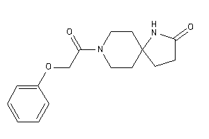 8-(2-phenoxyacetyl)-4,8-diazaspiro[4.5]decan-3-one