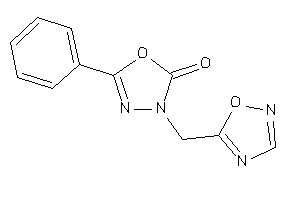 3-(1,2,4-oxadiazol-5-ylmethyl)-5-phenyl-1,3,4-oxadiazol-2-one