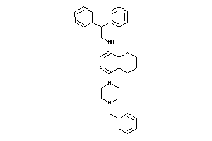 6-(4-benzylpiperazine-1-carbonyl)-N-(2,2-diphenylethyl)cyclohex-3-ene-1-carboxamide