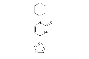 3-cyclohexyl-6-(3-thienyl)-1,6-dihydropyrimidin-2-one