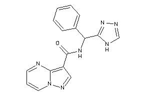 N-[phenyl(4H-1,2,4-triazol-3-yl)methyl]pyrazolo[1,5-a]pyrimidine-3-carboxamide